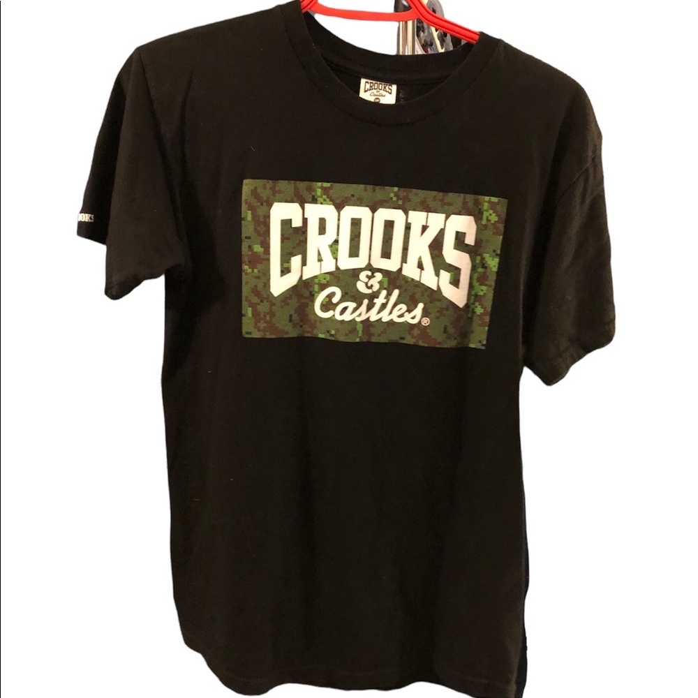 Crooks & Castles tee Logo Men’s Small Cotton